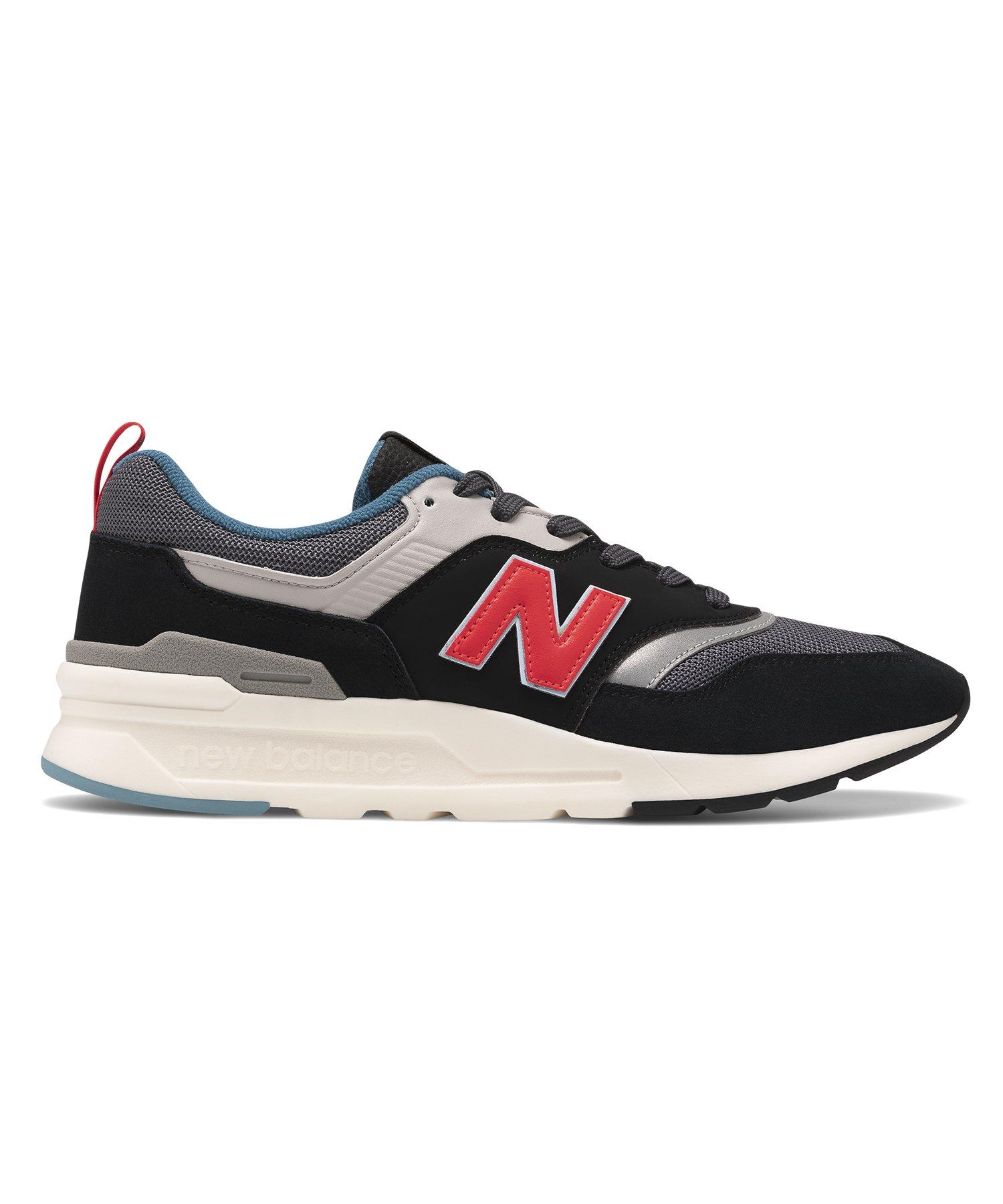 New Balance Suede 997h Magnet With Energy Red in Black for Men - Lyst