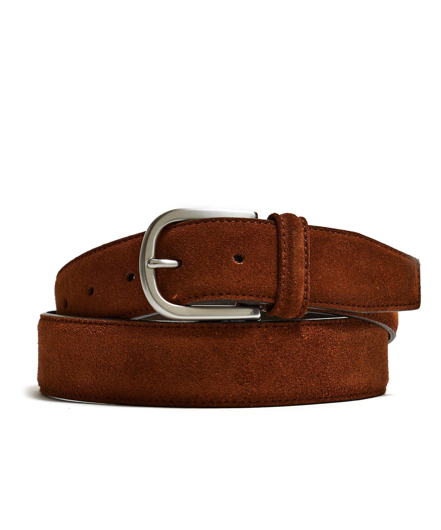 Andersons Suede Belt In Dark Brown for Men Lyst