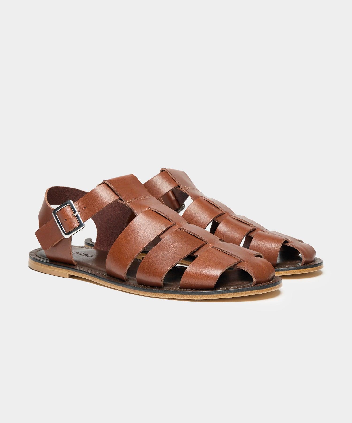 Todd Snyder Brown Leather Sandals Sz 12.  No Box.  Box22 The 7 Best Men main image 2