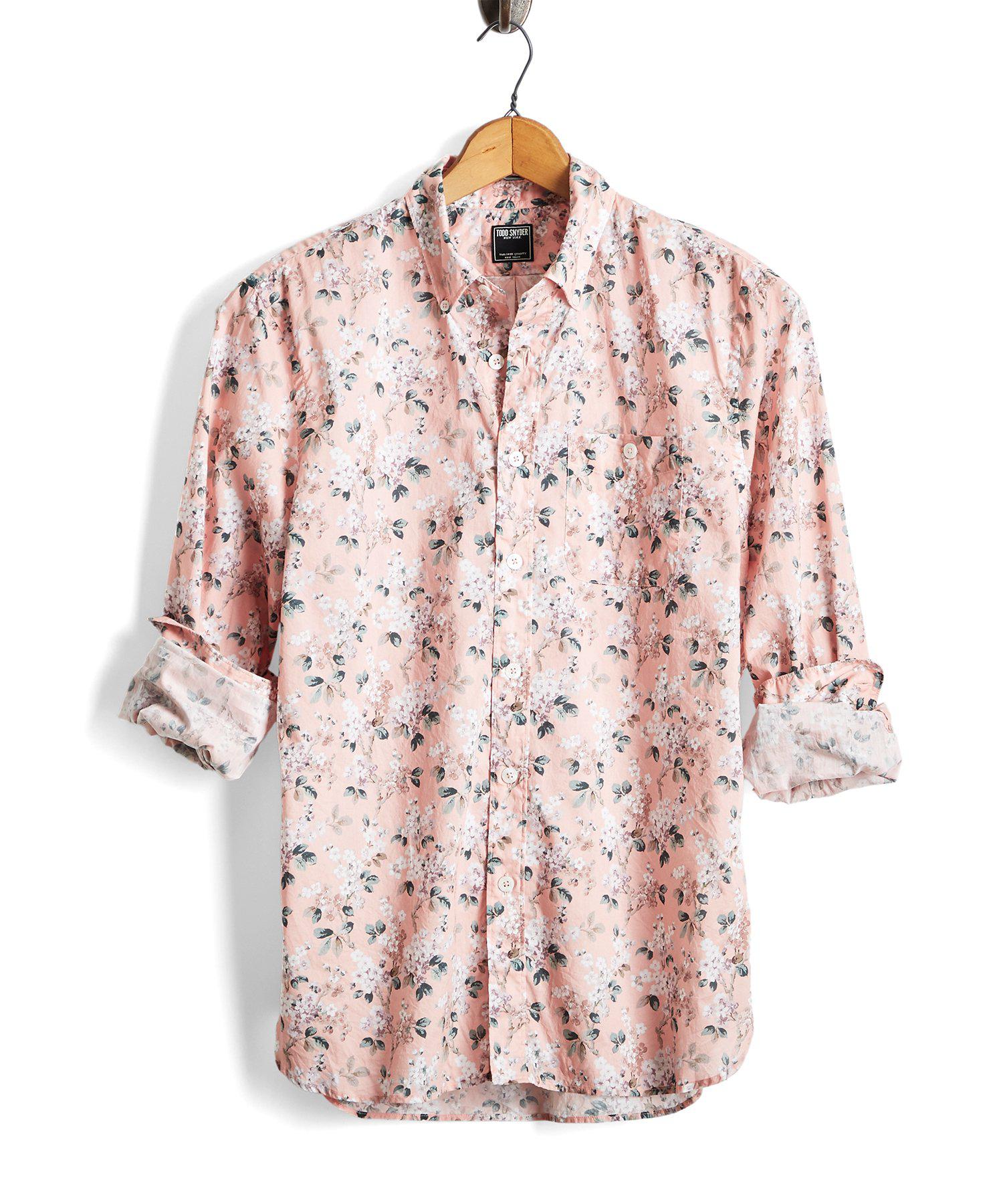 Todd Snyder Cotton Liberty Floral Shirt 