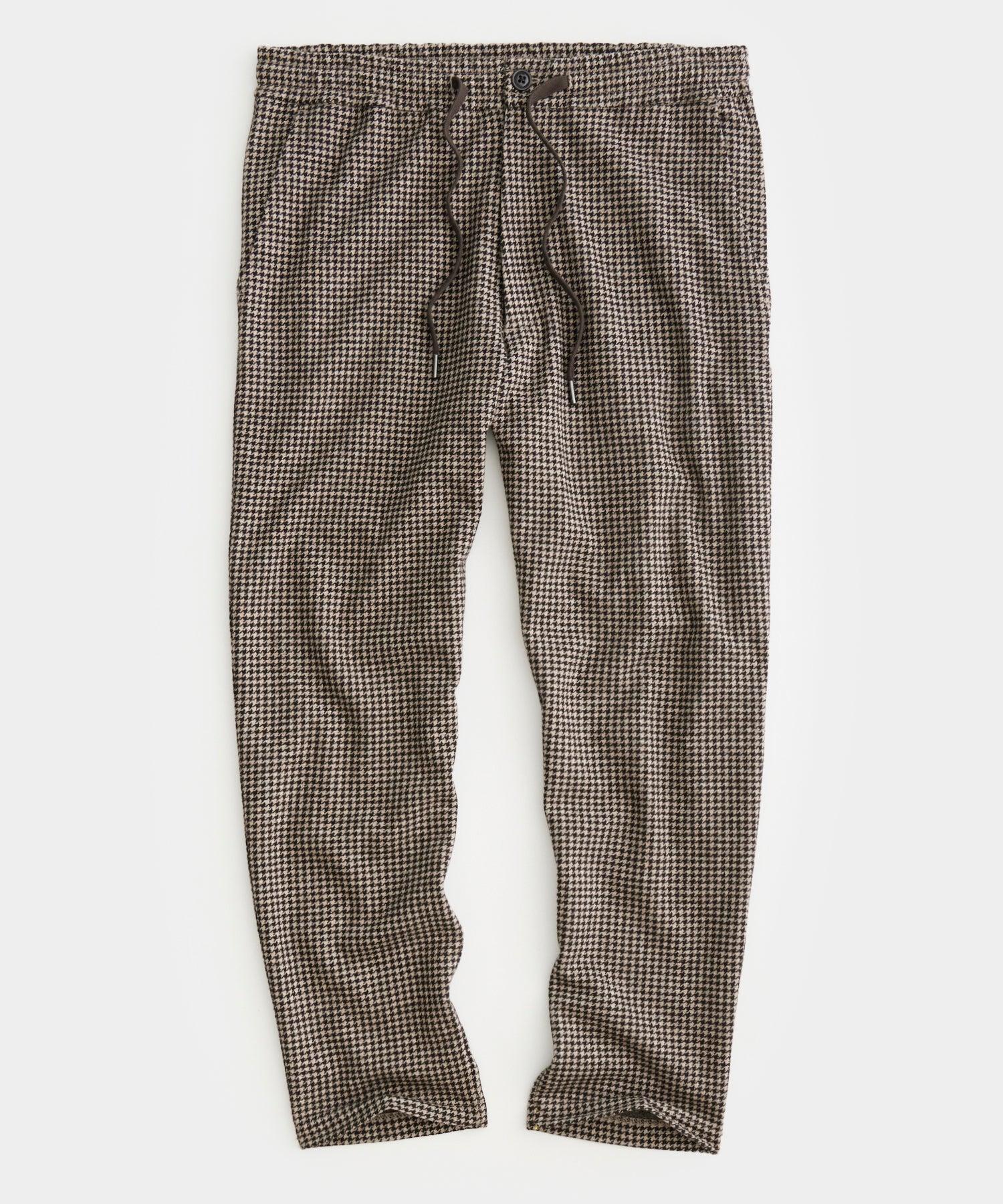 Todd Snyder Wool Houndstooth Pant in Gray for Men Lyst