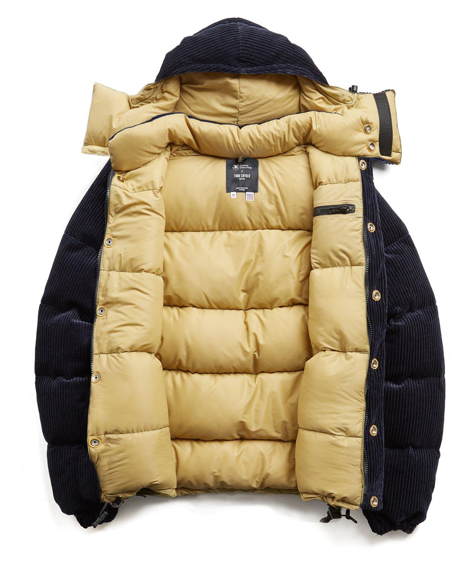 crescent down works bomber jacket