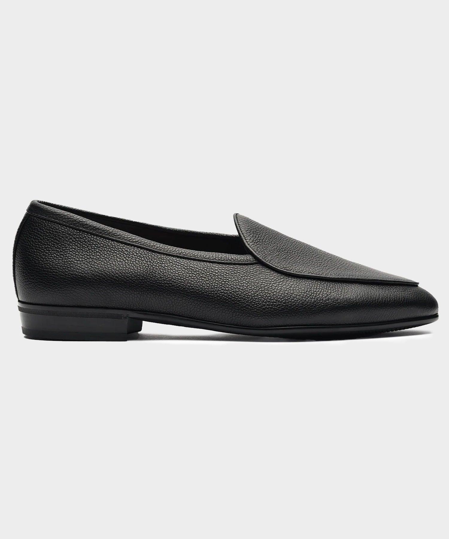 Baudoin & Lange Italian Leather Sagan Loafer in Black for Men | Lyst
