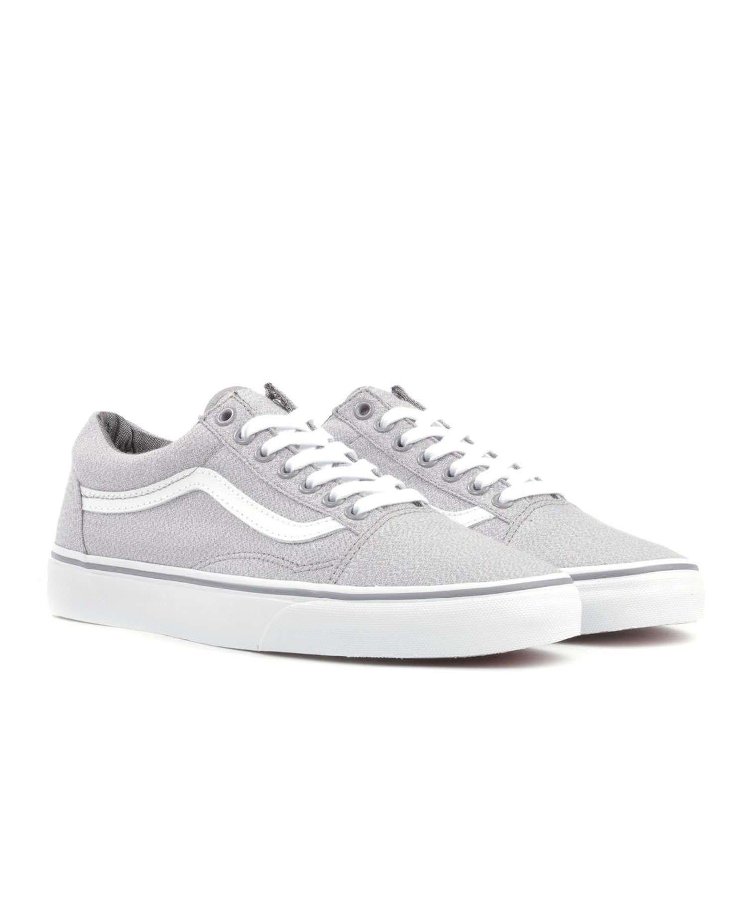 vans old skool trainers frost grey white