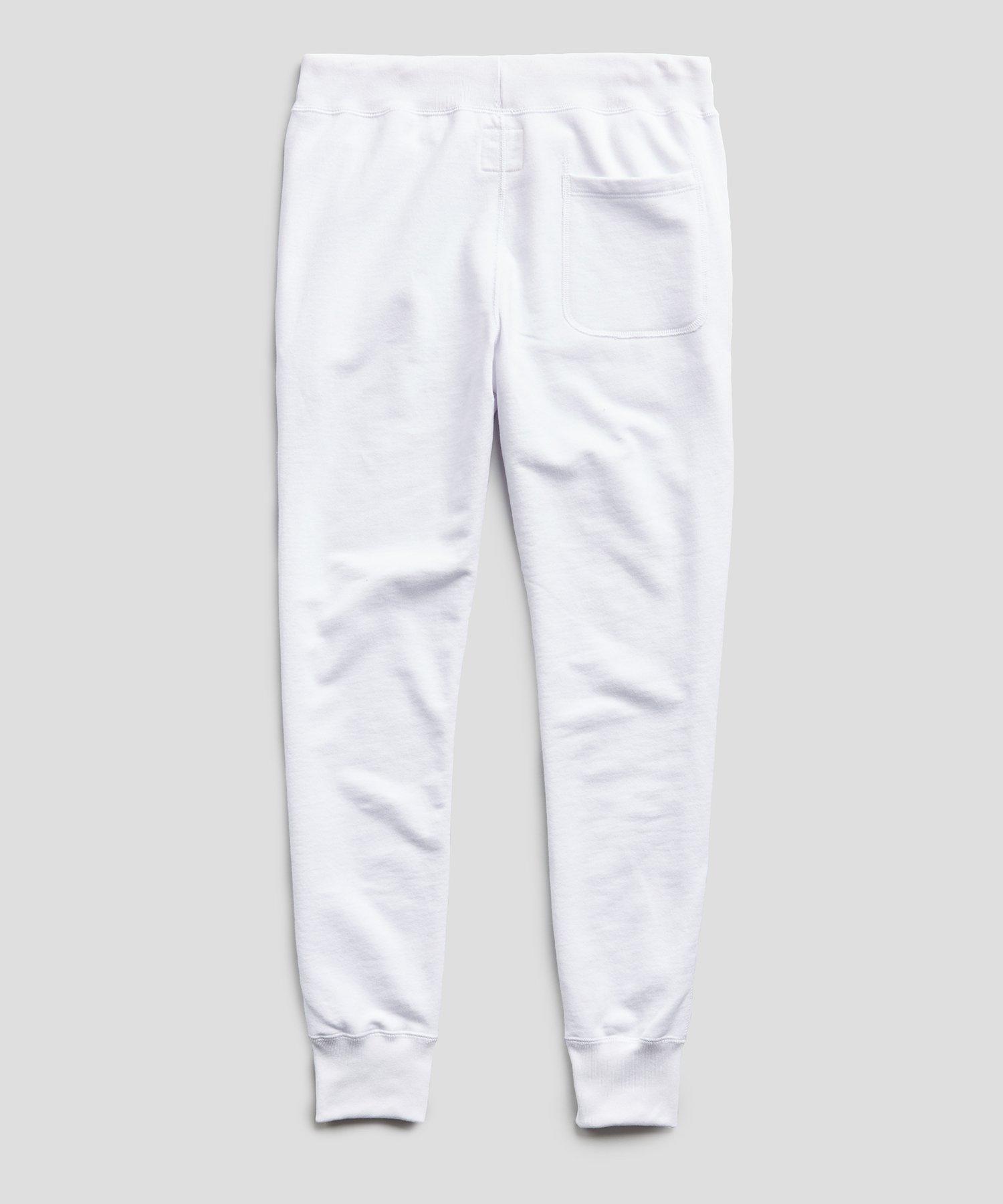 Todd Synder X Champion Cotton Terry Slim Jogger Sweatpant In White for Men - Lyst