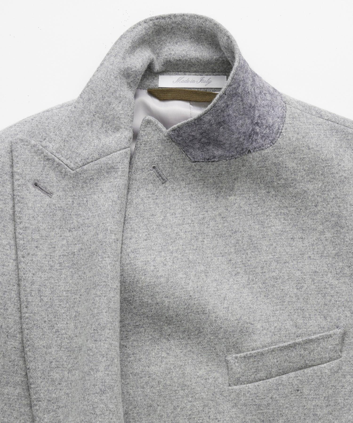 Light grey cheap topcoat