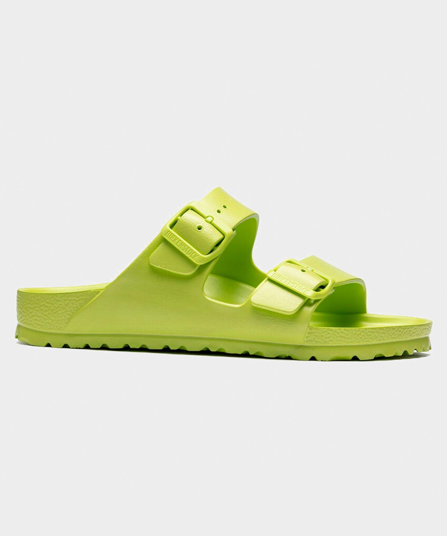 birkenstock arizona eva lime green