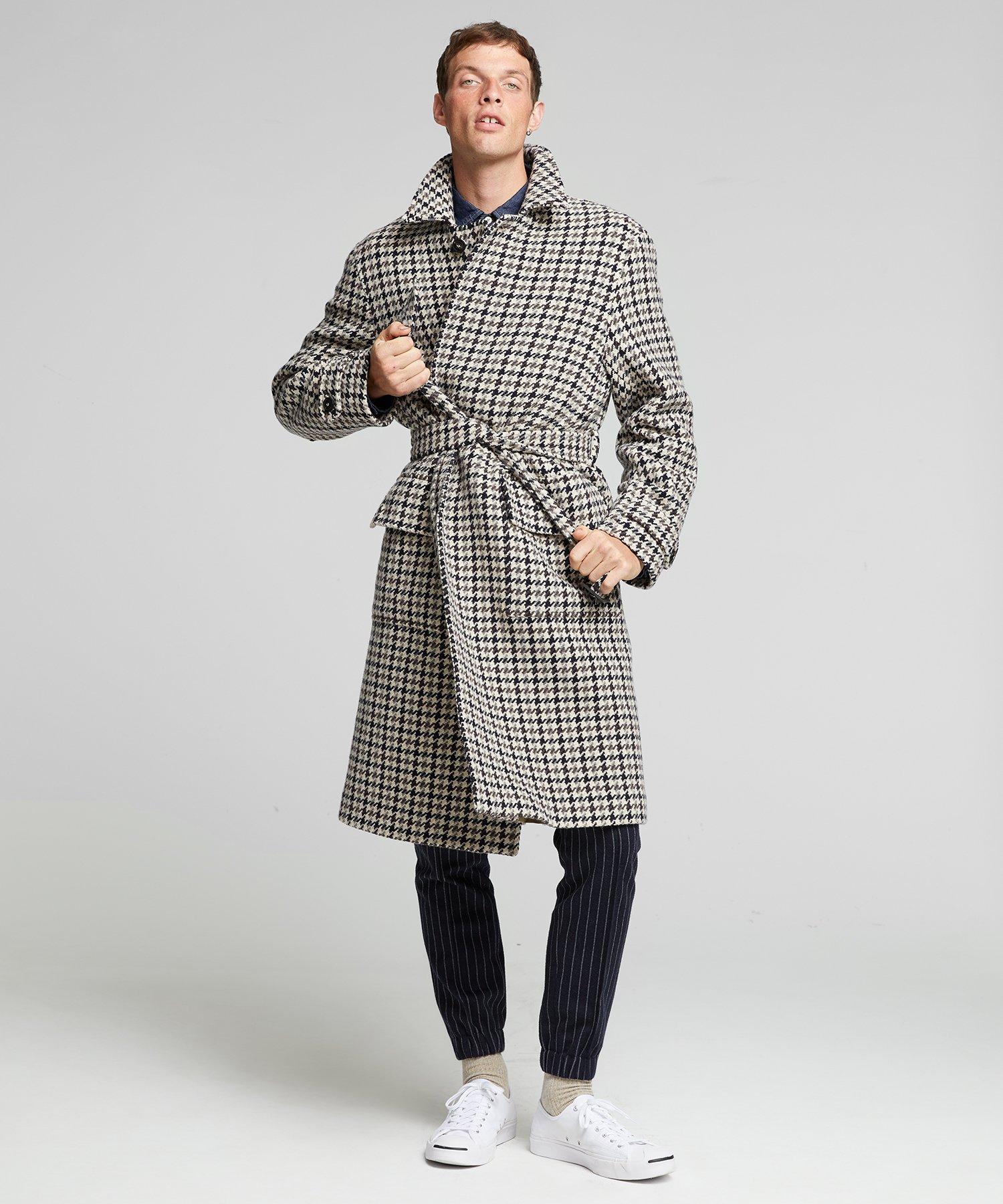 houndstooth topcoat