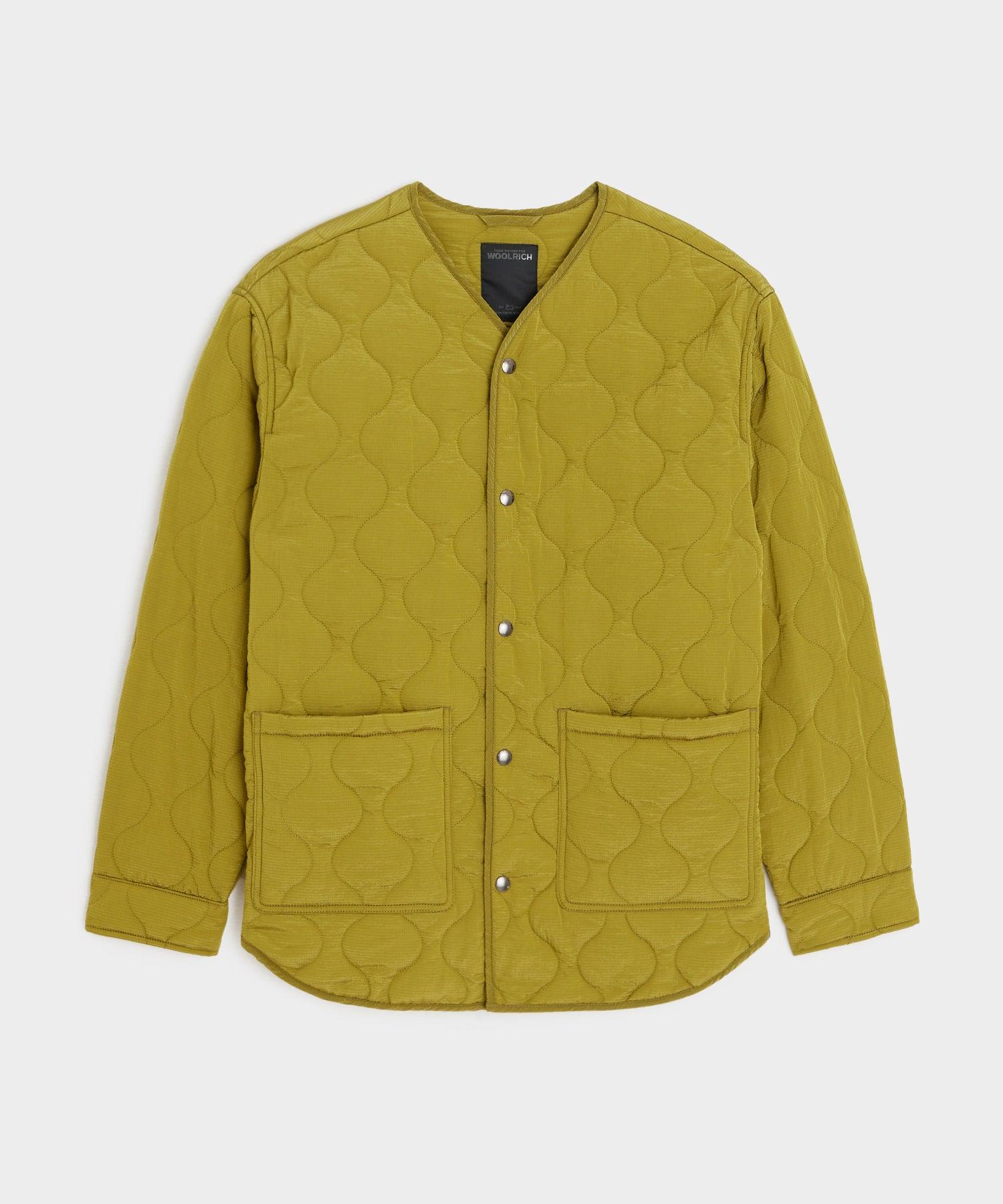 Todd Snyder + Woolrich Todd Snyder X Woolrich Onion Quilted Jacket in Yellow for Men | Lyst