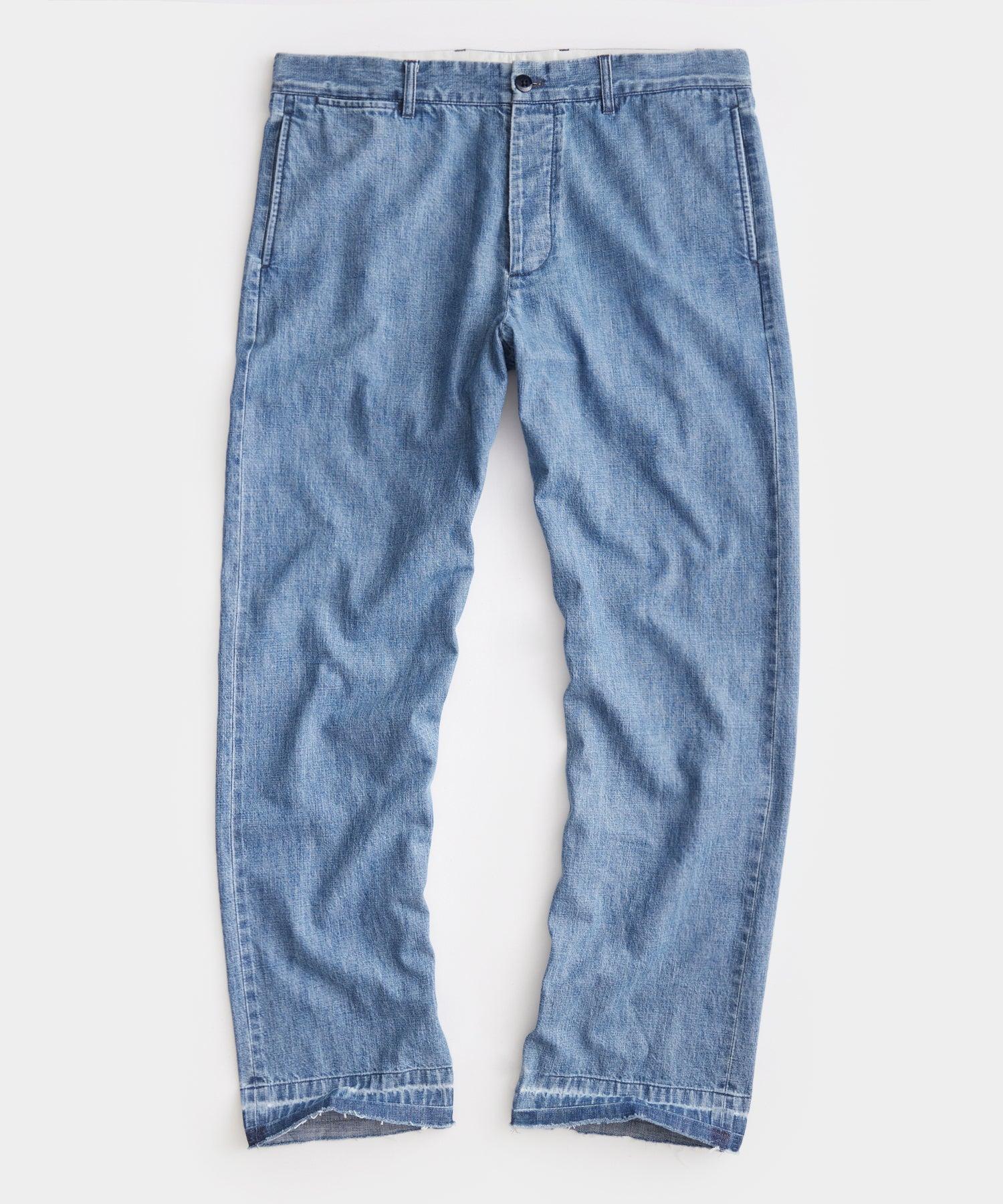 Todd Snyder Japanese Relaxed Fit Selvedge Chino in Blue for Men Lyst