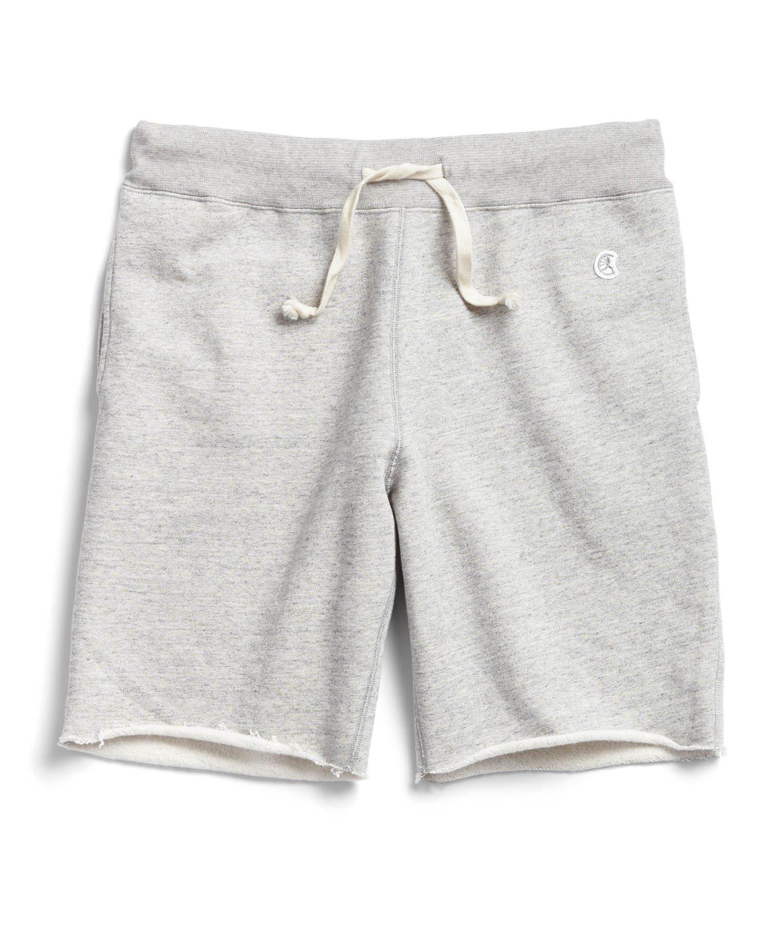 grey cut off shorts