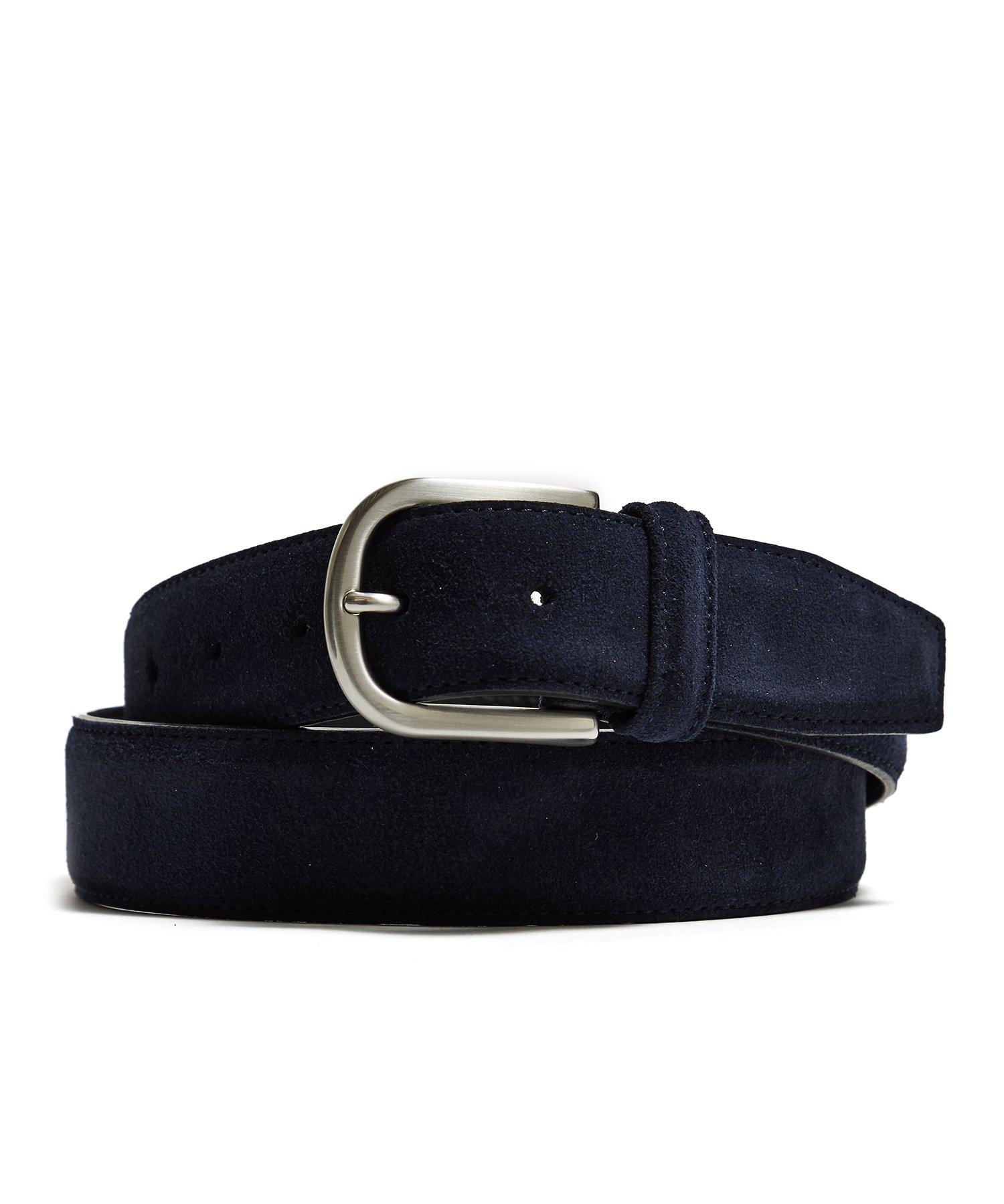 Andersons Suede Belt In Navy in Blue for Men Lyst