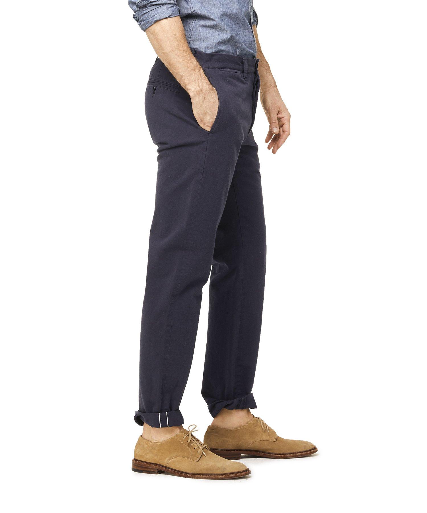 todd snyder japanese selvedge chino officer pant