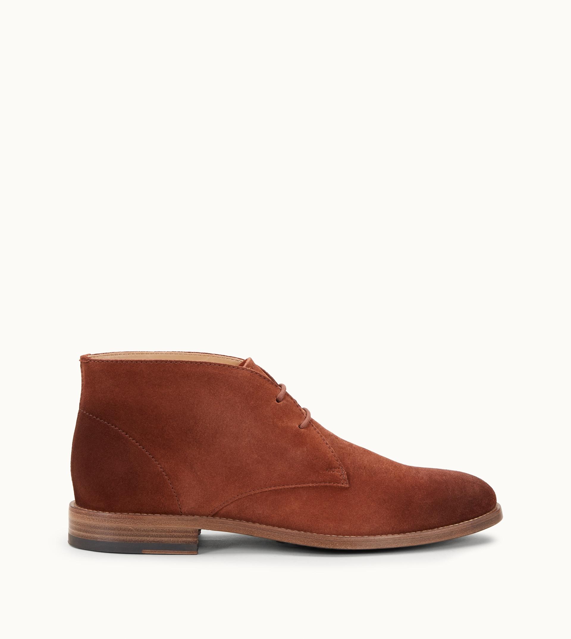 tod's desert boots in suede