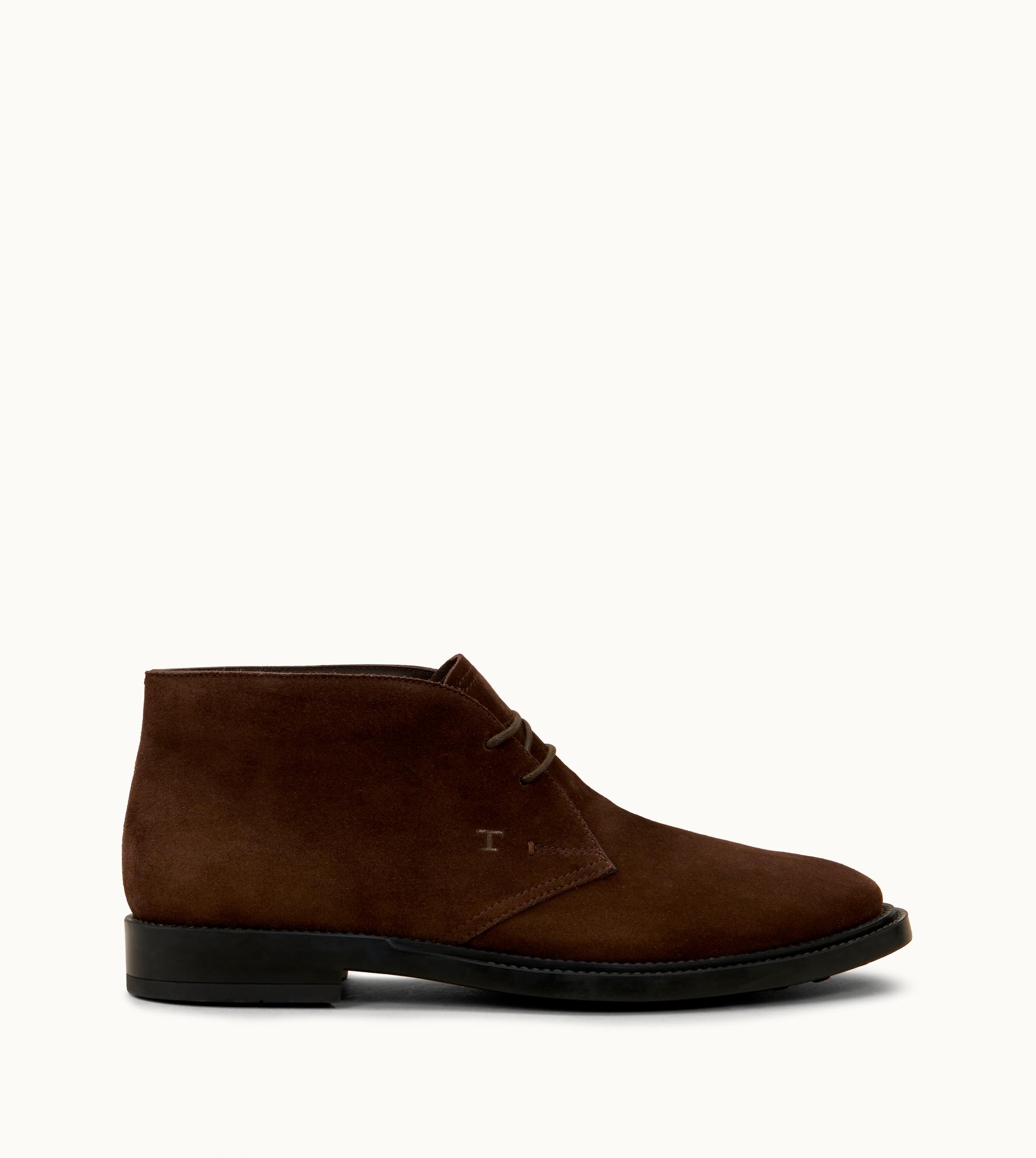 Tod's Desert Boots In Suede in Brown for Men - Lyst