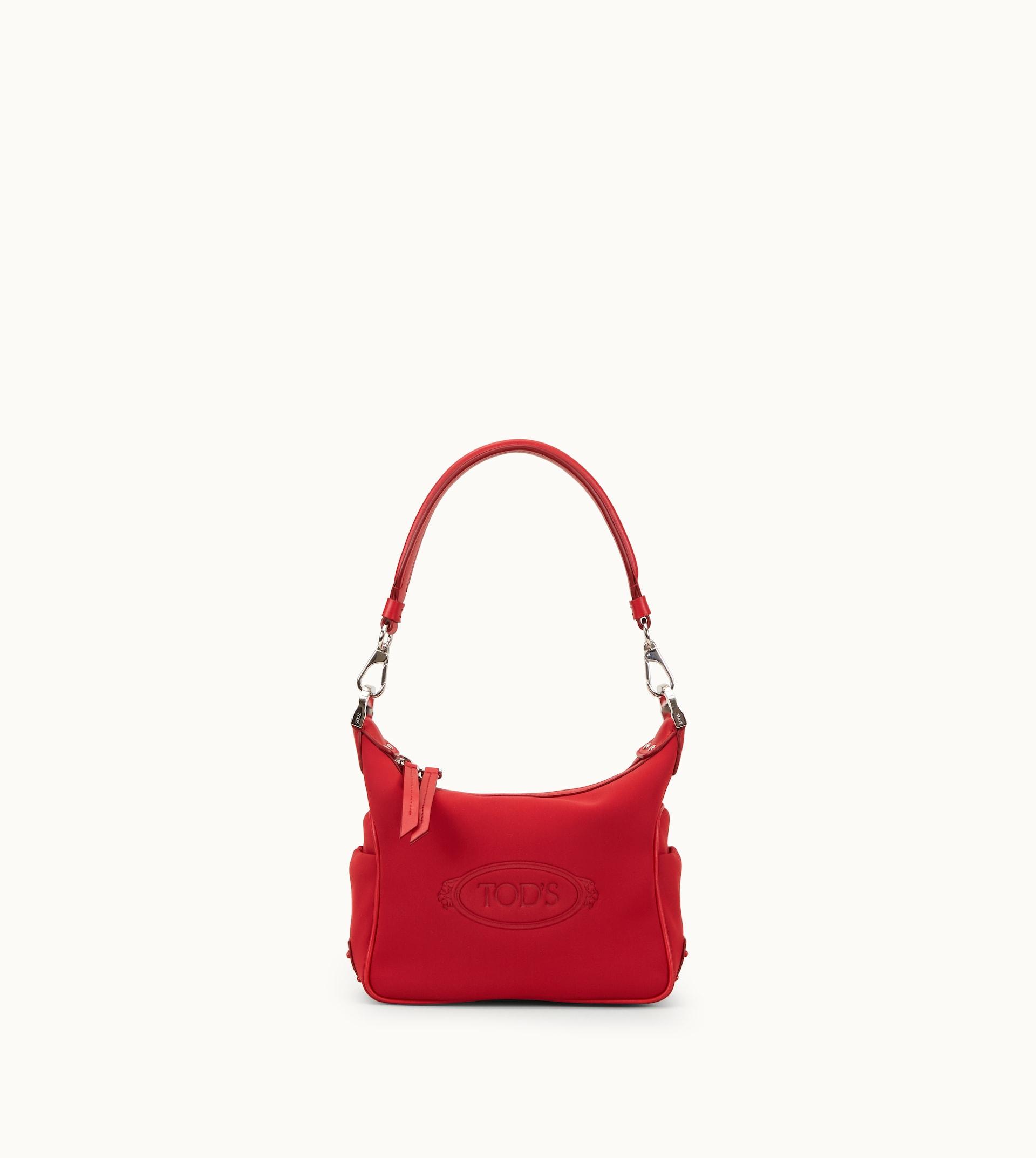 Tod's Leather Hobo Small in Red - Lyst