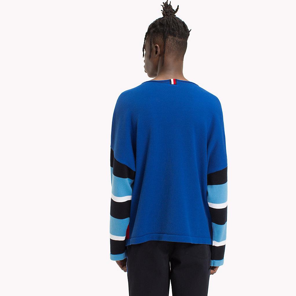 Tommy Hilfiger Wool Collarless Striped Rugby Shirt for Men Lyst