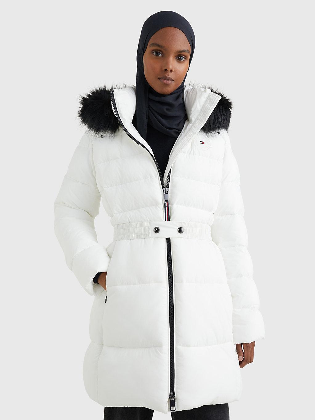 Tommy hilfiger hotsell white coat
