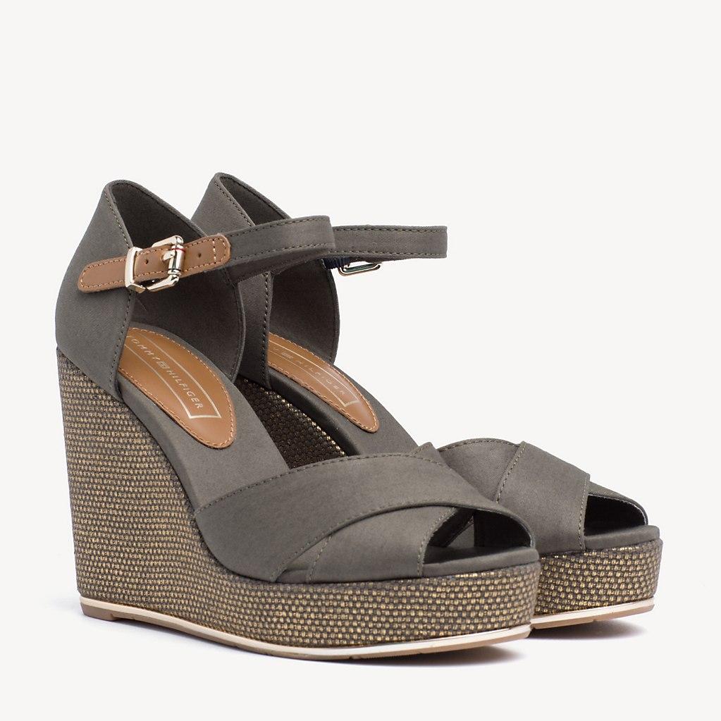 tommy hilfiger high wedge sandals
