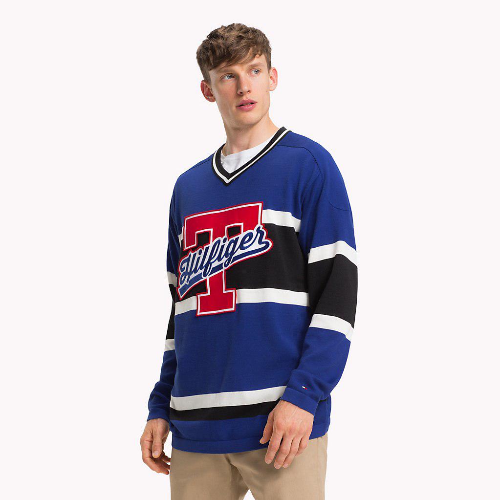 tommy hilfiger hockey jersey