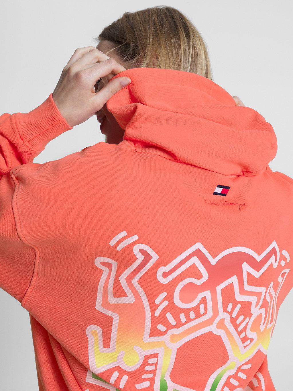 Hooded Tommy Jeans Pullover Damen Orange Tommy Hilfiger Tommy X