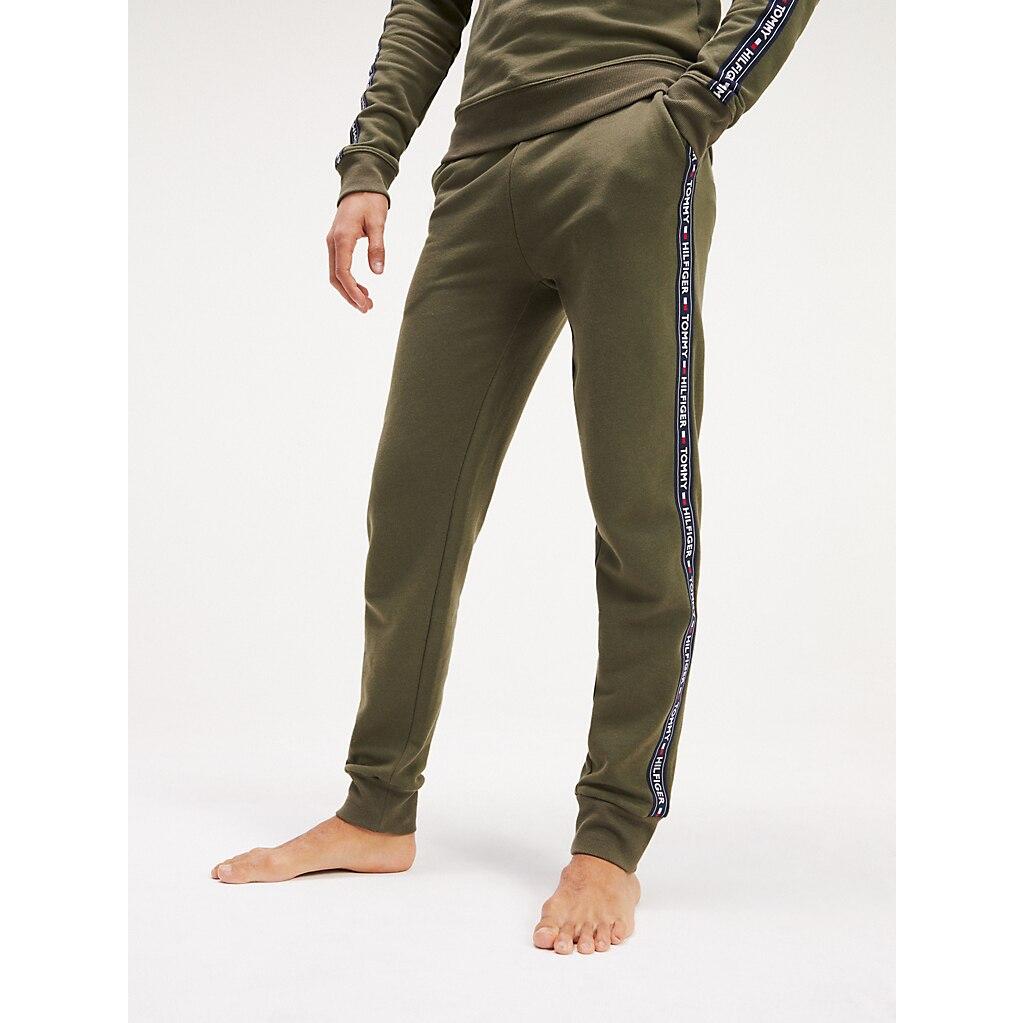 repeat logo tape joggers