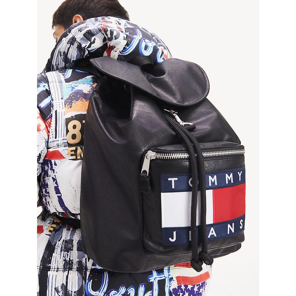 tommy backpack leather