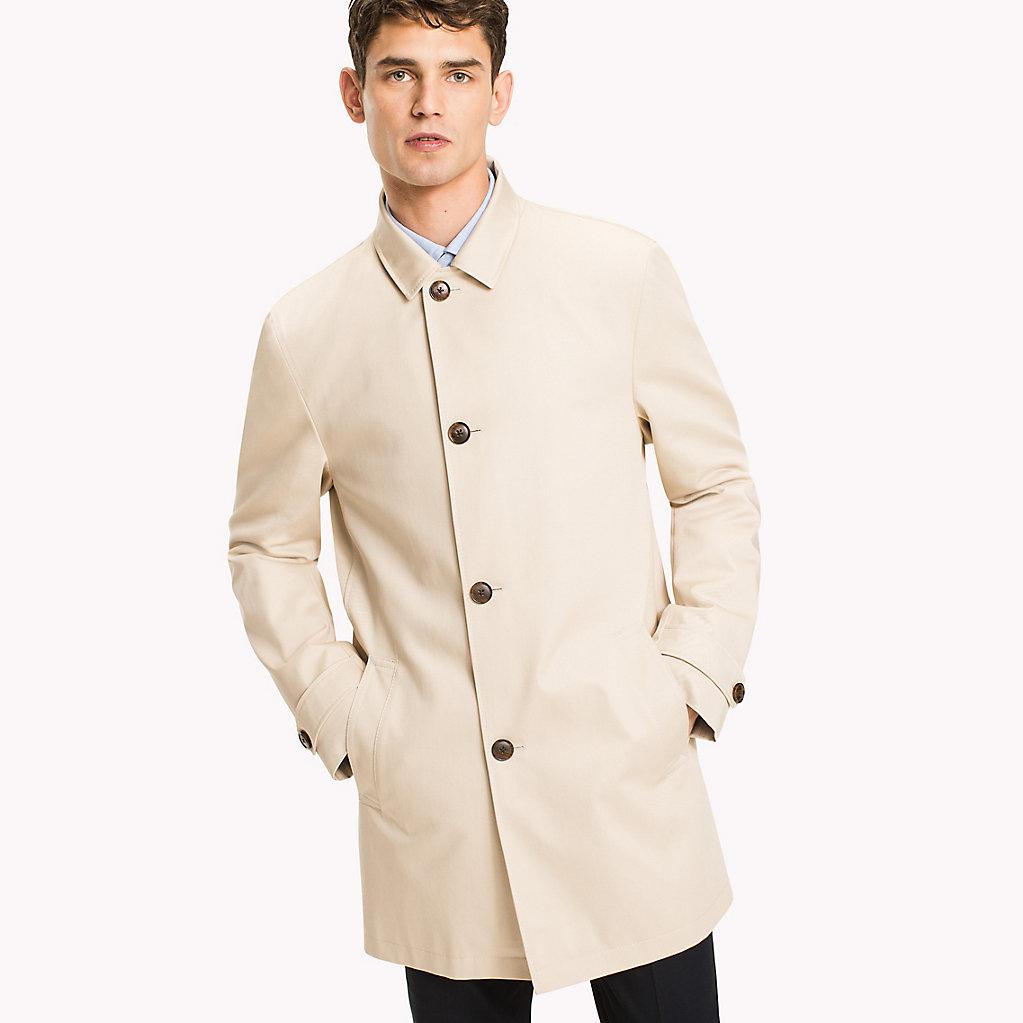 tommy hilfiger tailored cotton car coat