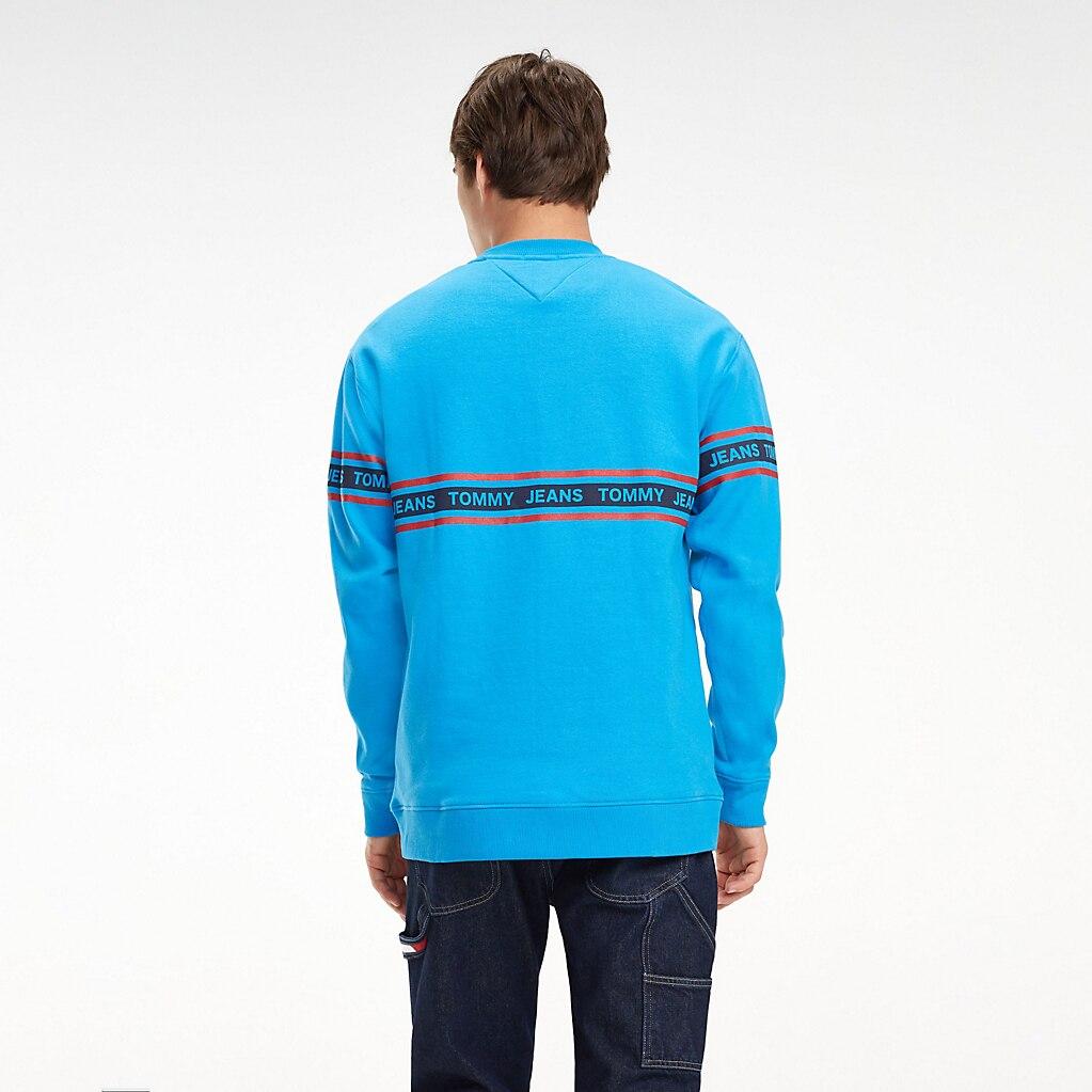 tommy jeans repeat logo sweatshirt