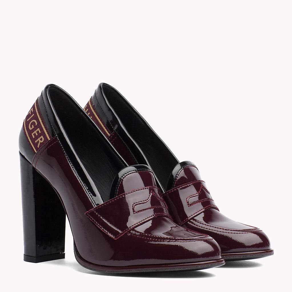 tommy hilfiger iconic patent loafer