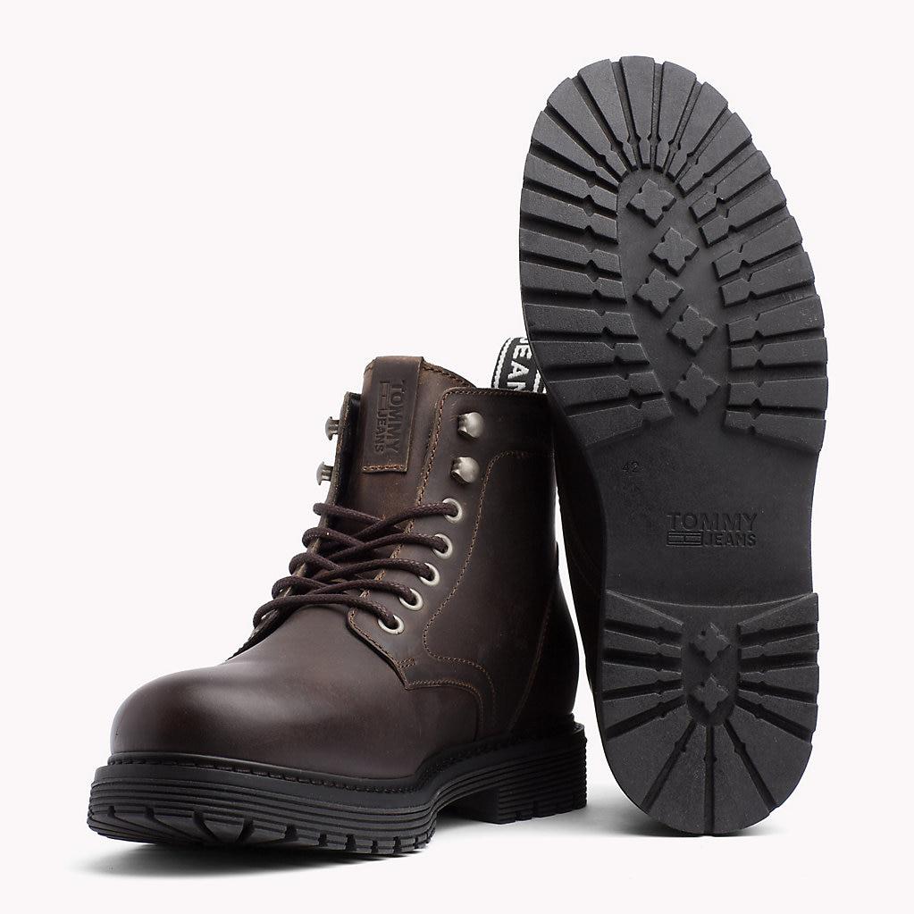 tommy jeans lace up boot
