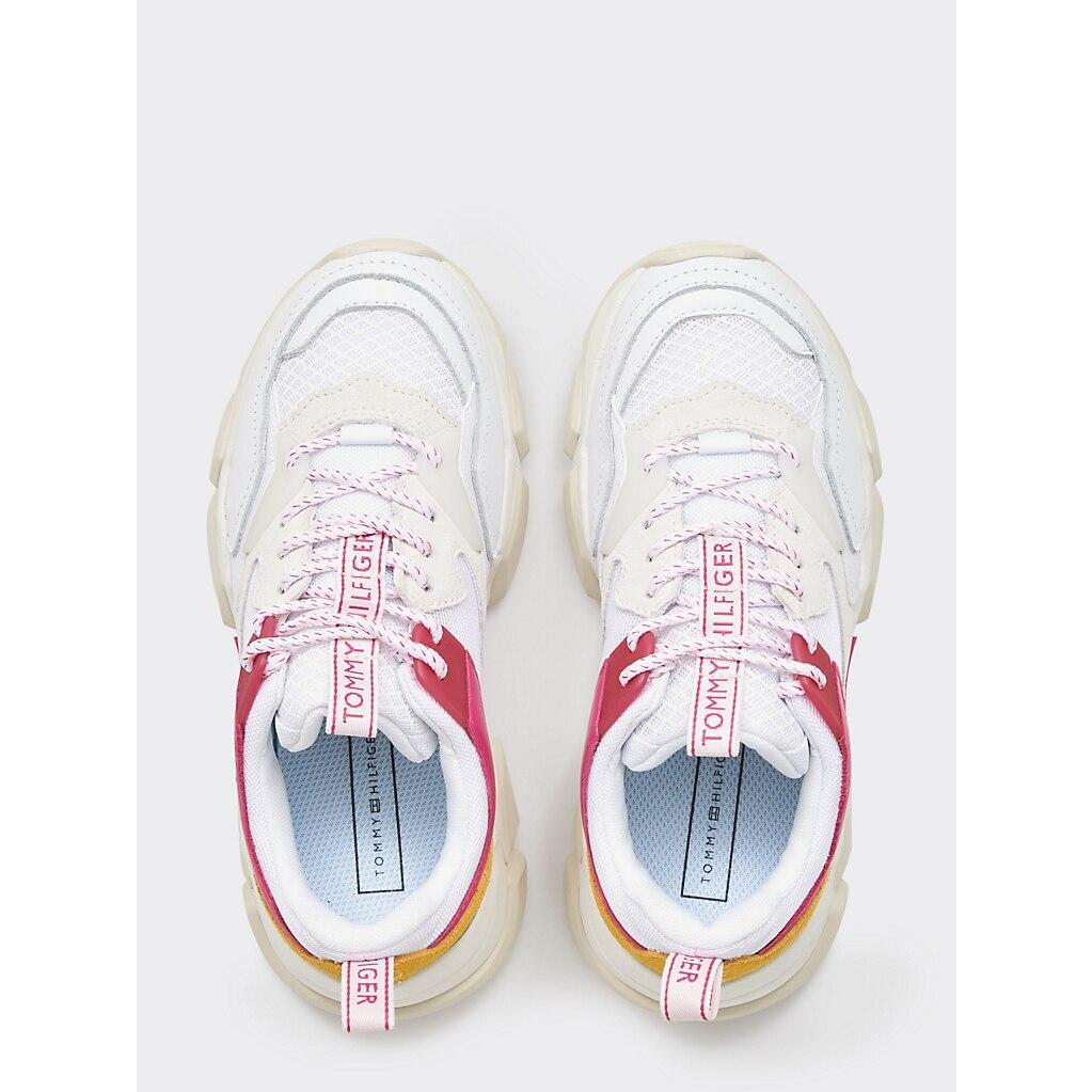 tommy hilfiger pop colour chunky trainer