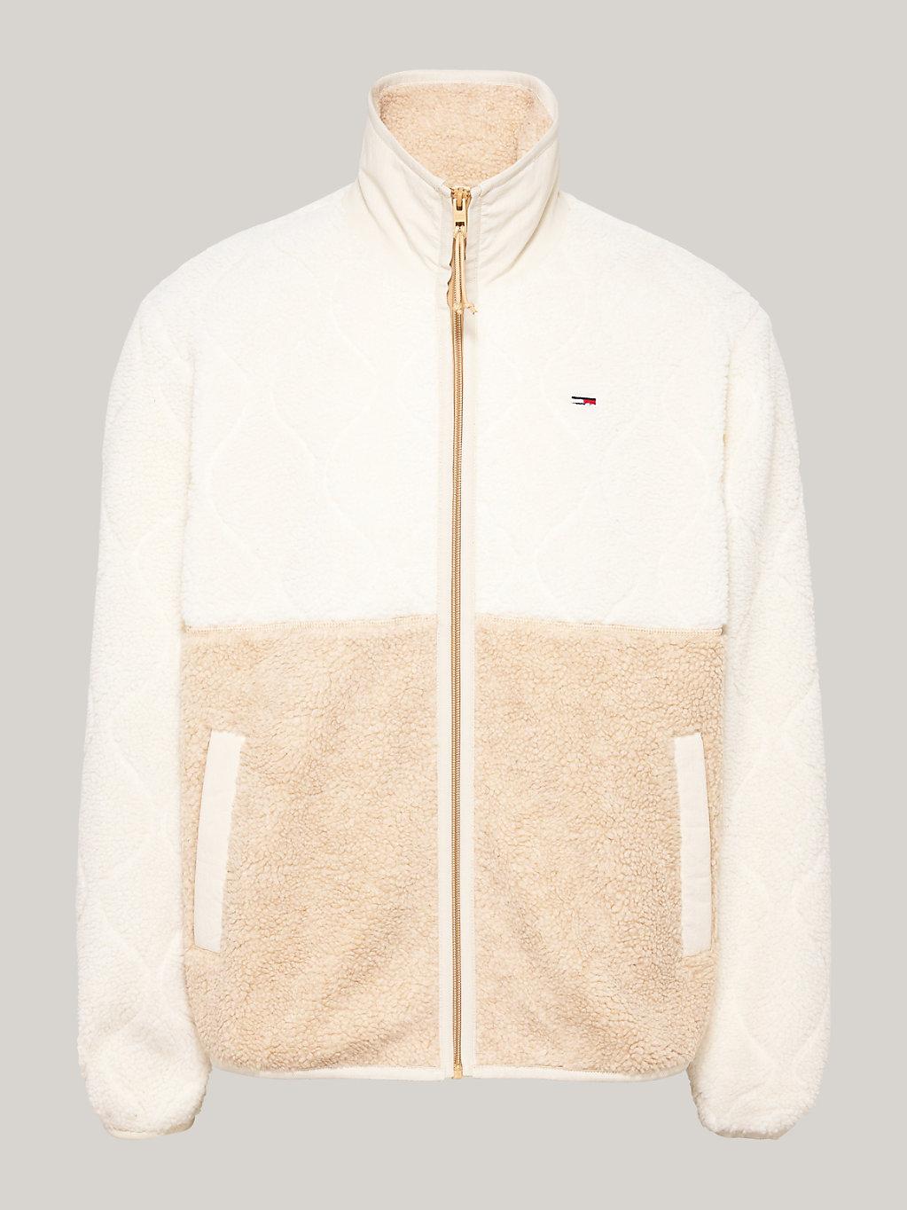 Teddy Fleece Jacket Teddy Jacke Tommy Tommy Jeans Tjw Teddy Zip