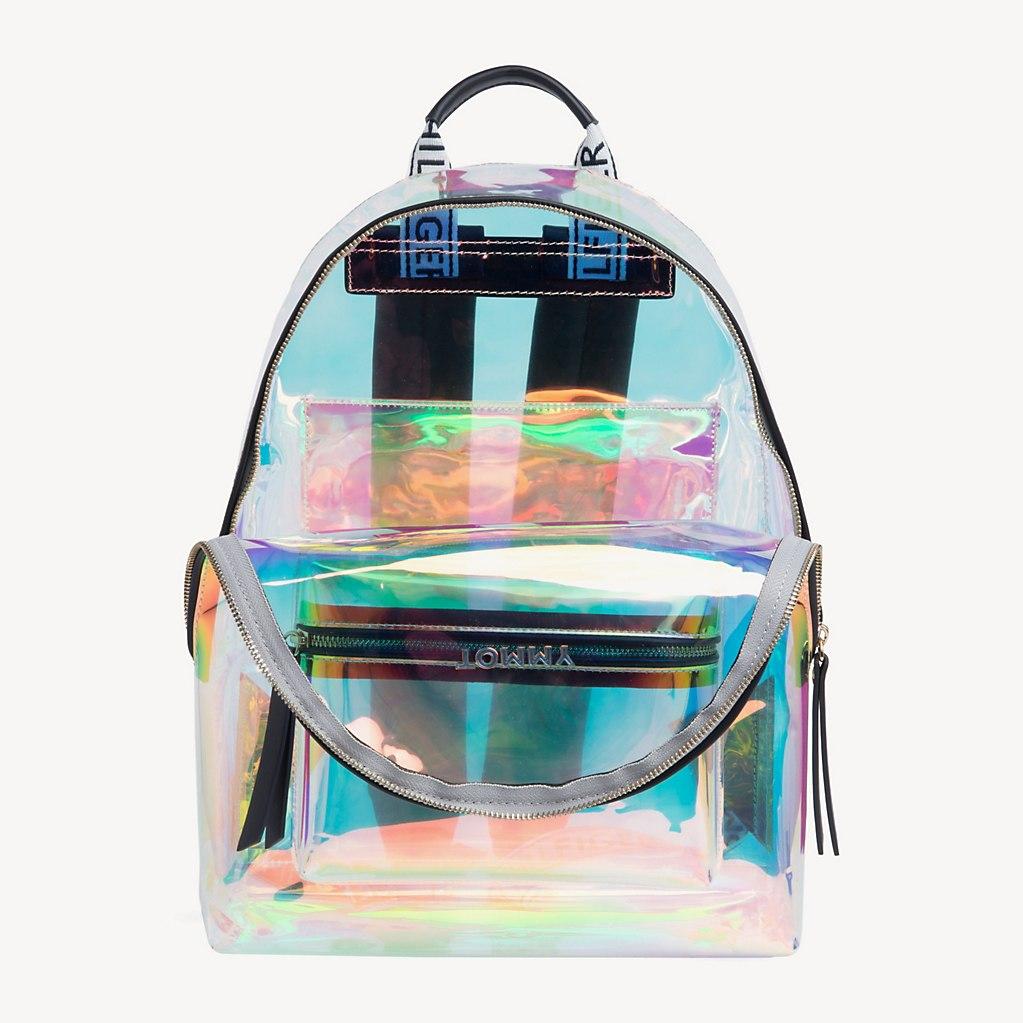 tommy hilfiger holographic backpack