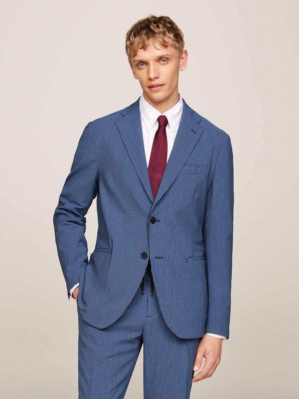 Tommy Hilfiger Tonal Pinstripe Slim Fit Two-piece Suit in Blue for