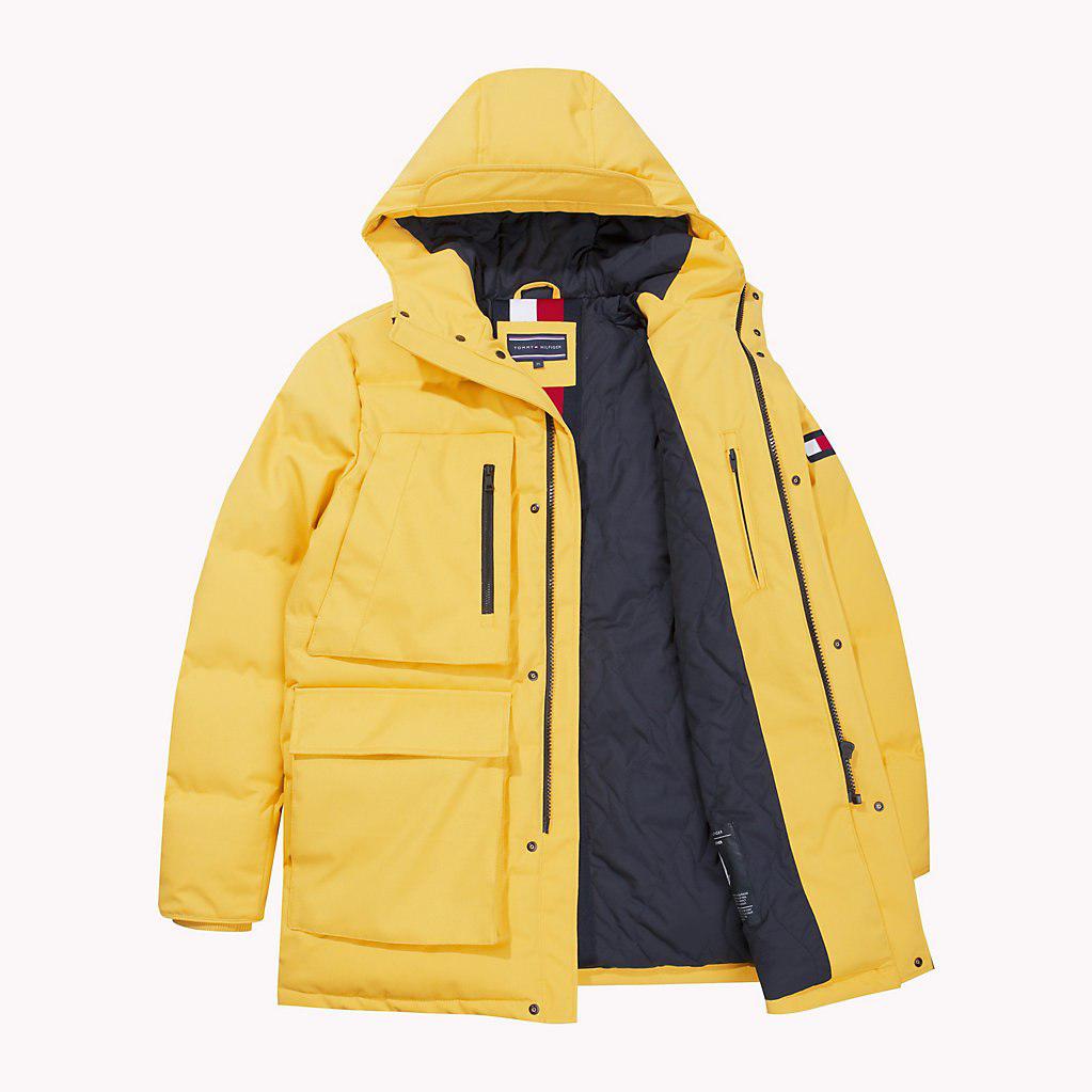 heavy canvas down parka