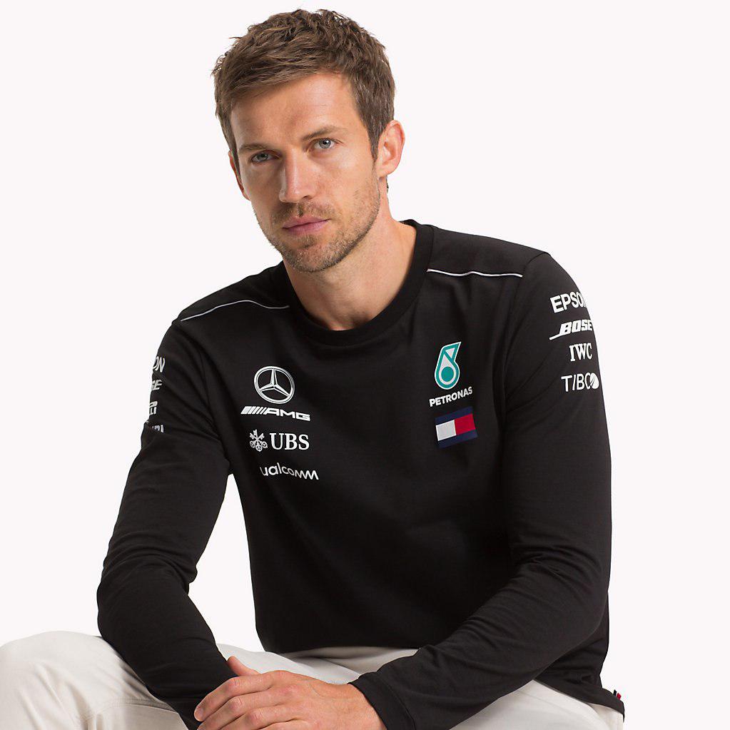 mercedes f1 long sleeve t shirt