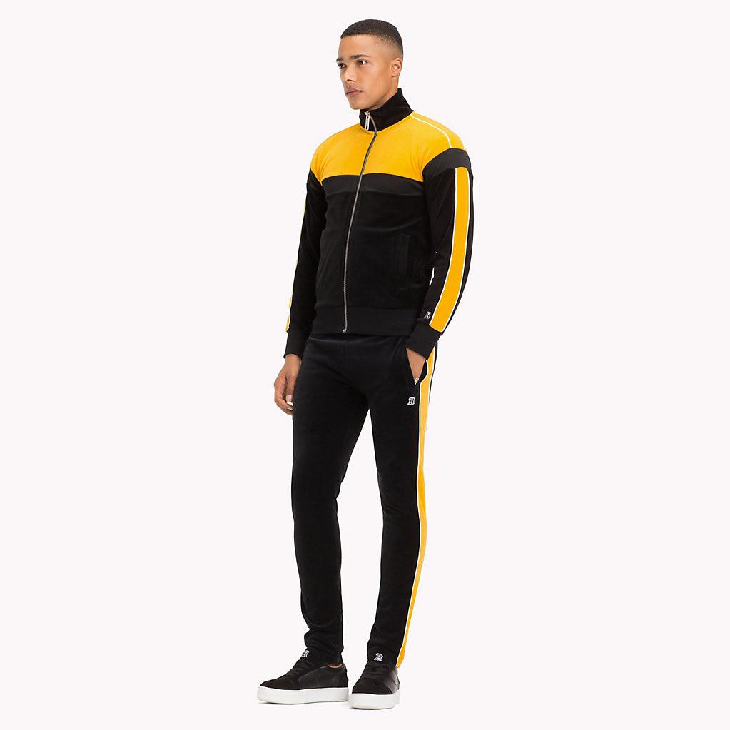 tommy hilfiger black tracksuit