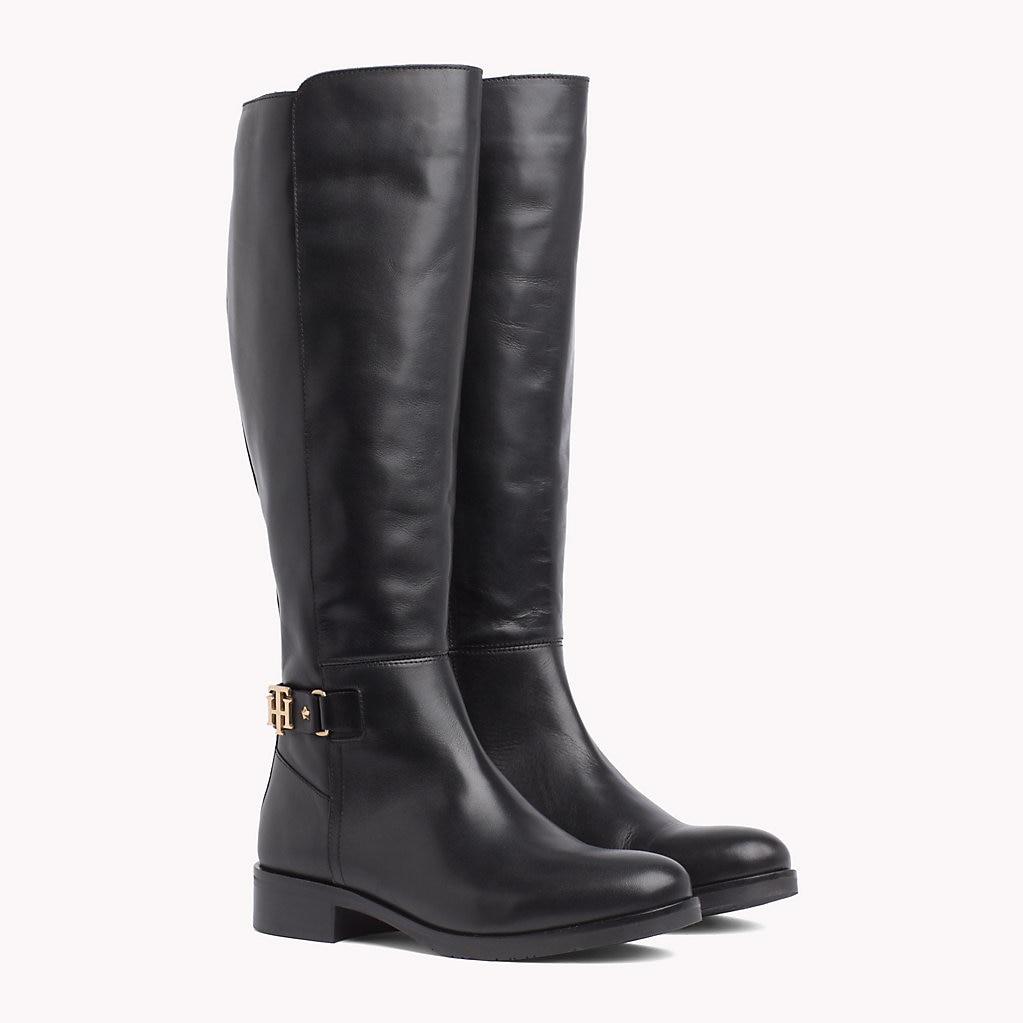tommy hilfiger buckle high boot