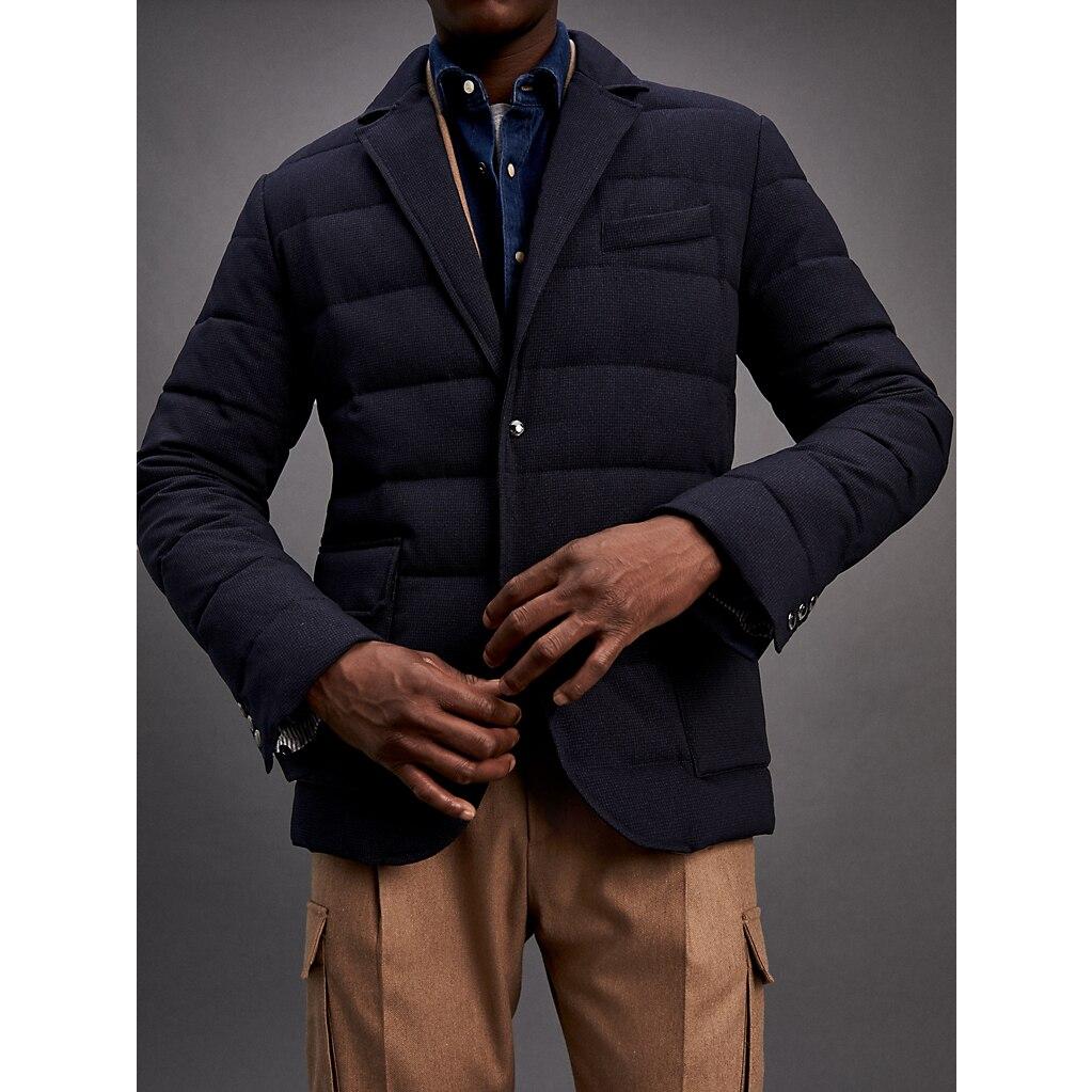 Tommy Hilfiger Synthetic Quilted Shawl Collar Eco Down Jacket in Blue for  Men - Lyst