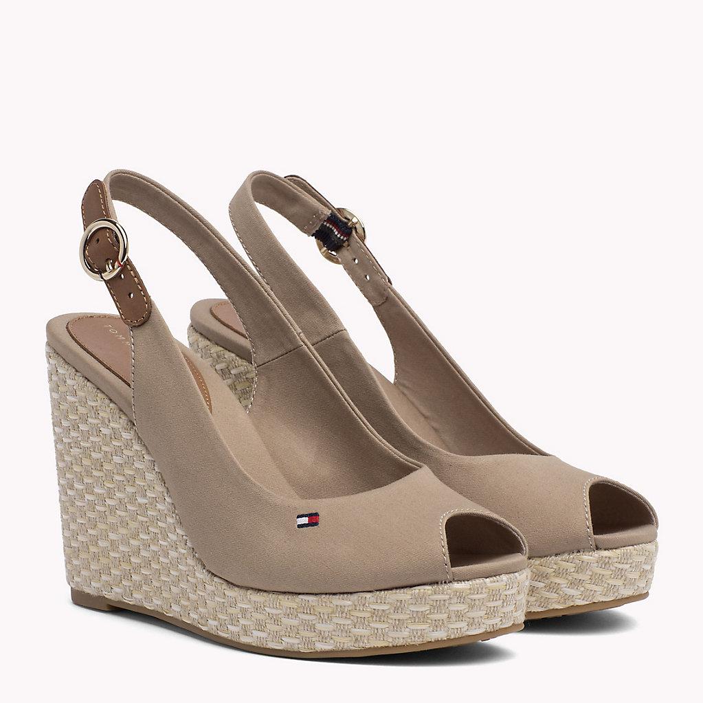 tommy hilfiger slingback wedges