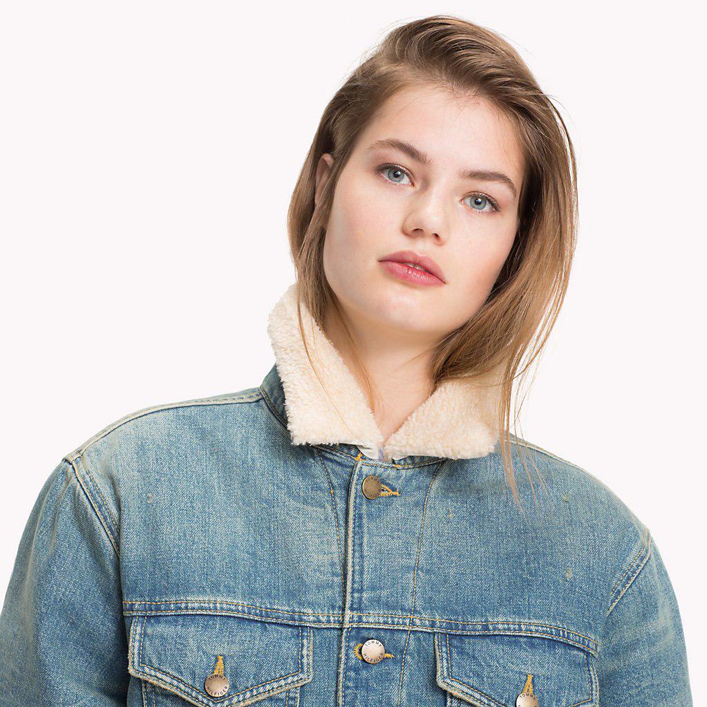 tommy icons denim jacket cheap online