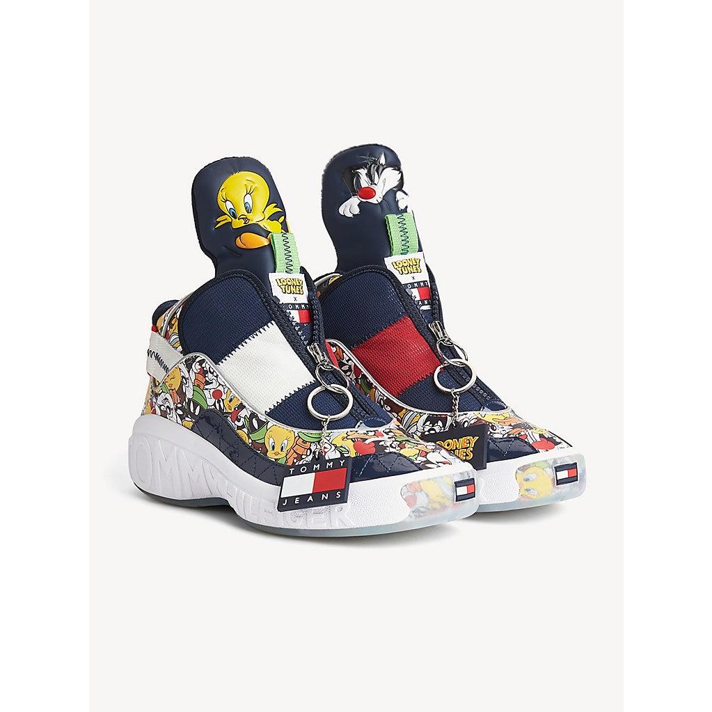 Tommy Hilfiger Tommy Jeans x Looney Tunes Sneaker mit Reißverschluss in  Weiß für Herren | Lyst DE