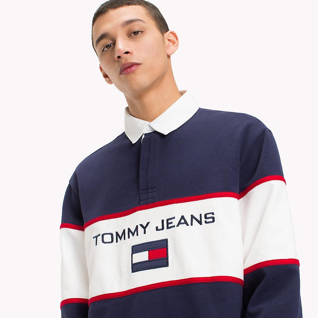 Tommy Hilfiger '90s Colorblocked Rugby Shirt | islamiyyat.com