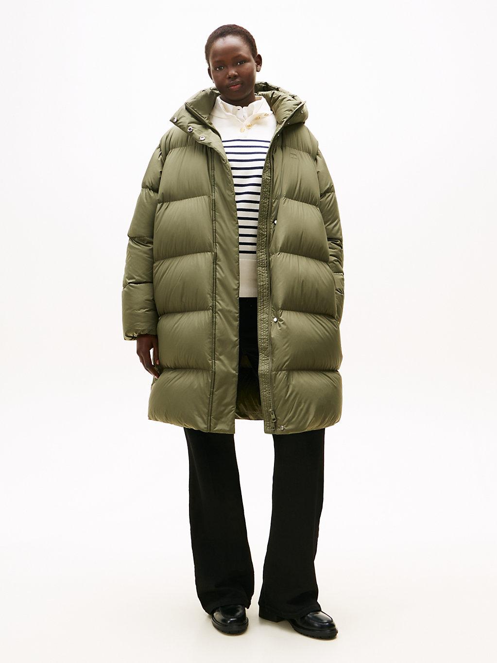 Piumino Lungo Piumino Lucido Tommy Hilfiger Piumini E Giacche