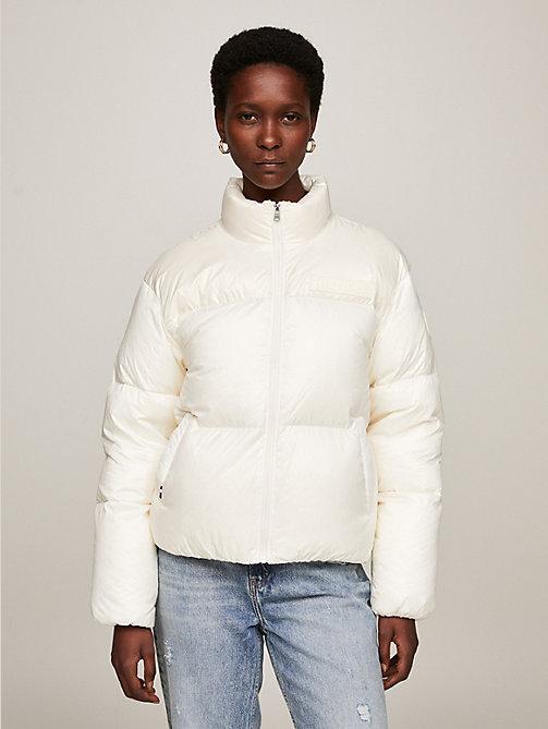 New York Tommy Hilfiger White Puffer Tommy Hilfiger New York