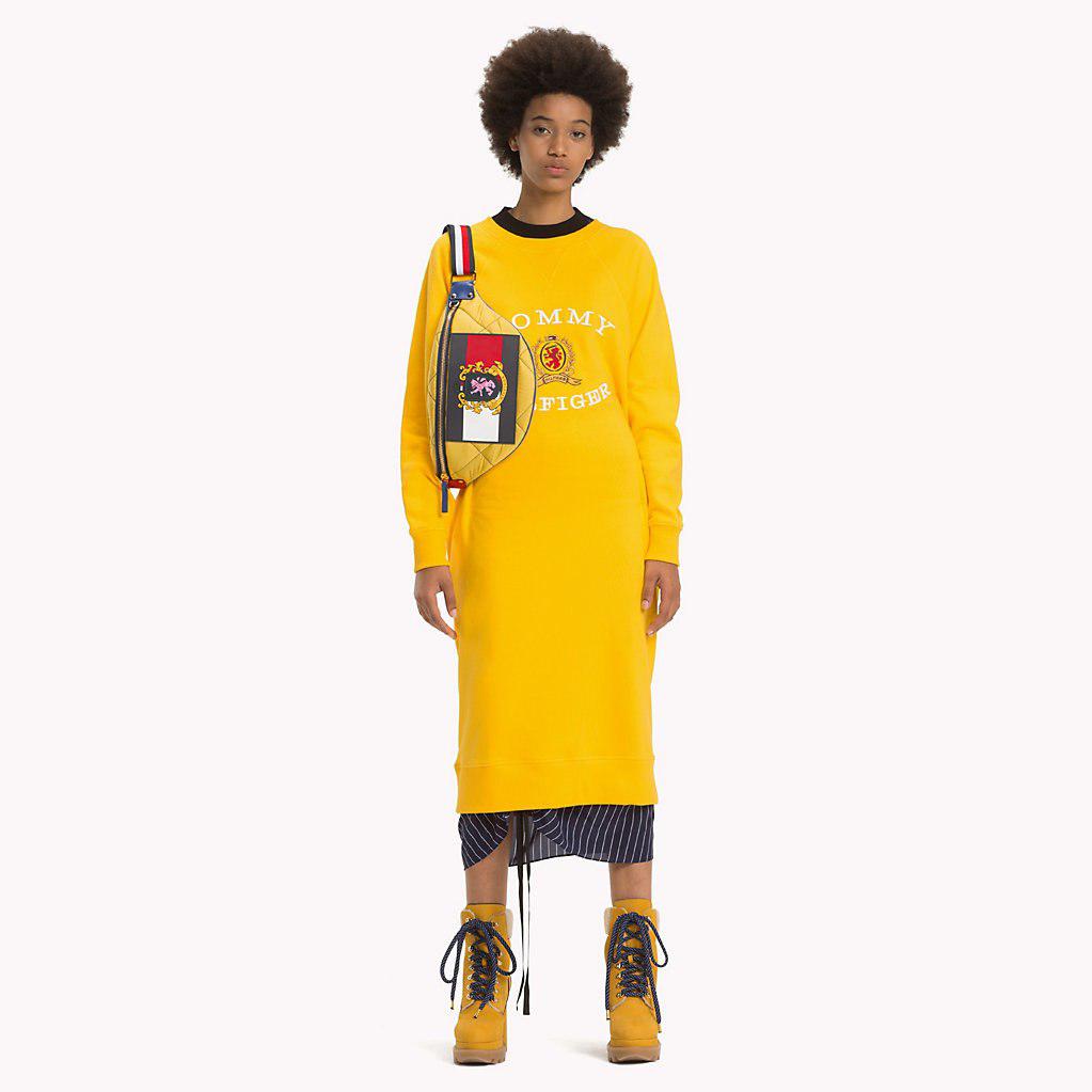 tommy hilfiger yellow jumper