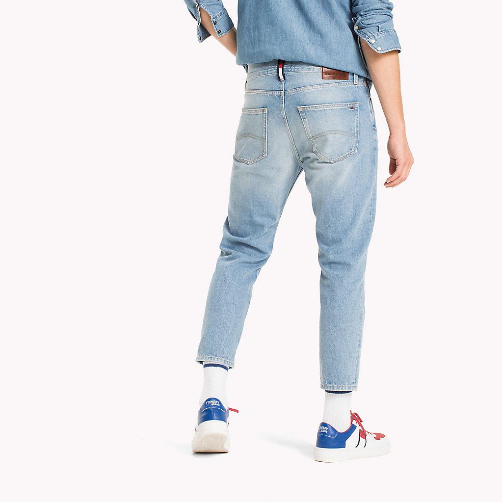 relaxed fit cropped jeans