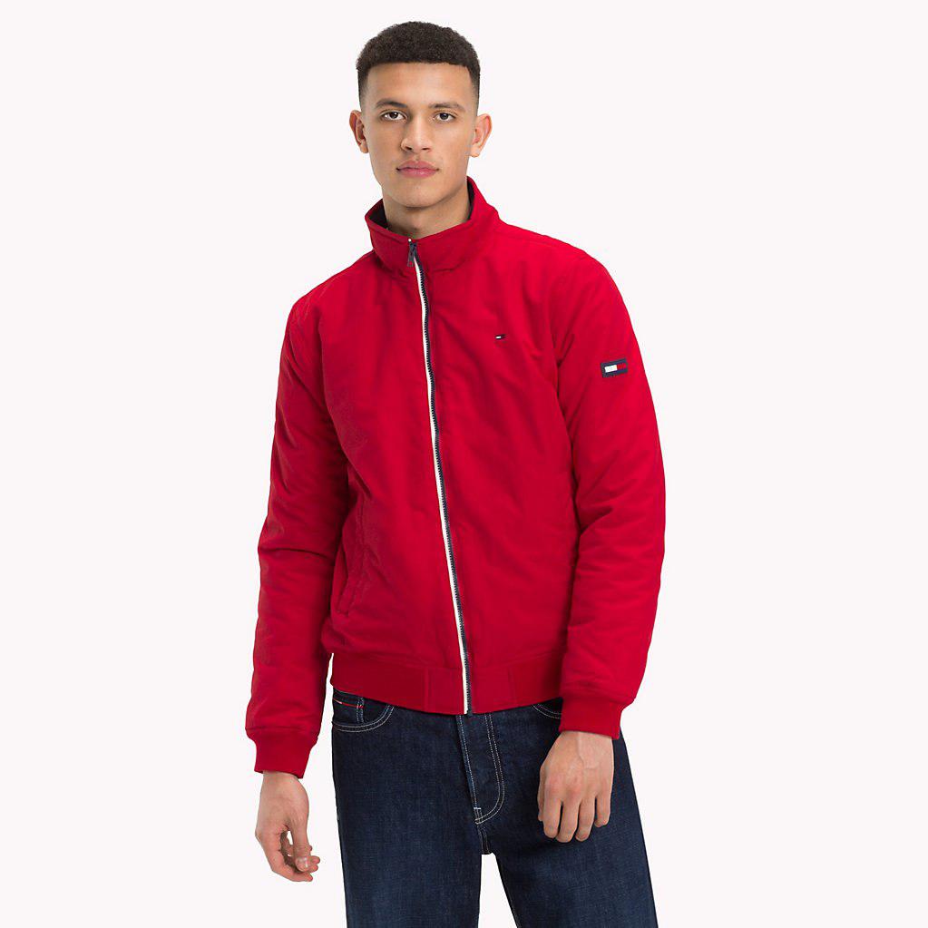 tommy hilfiger padded nylon jacket