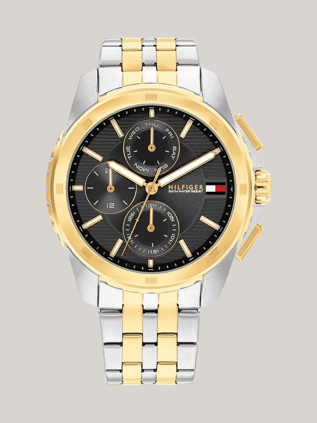 Tommy Hilfiger Grey Dial Two tone Sub counter Watch in Metallic for Men Lyst UK